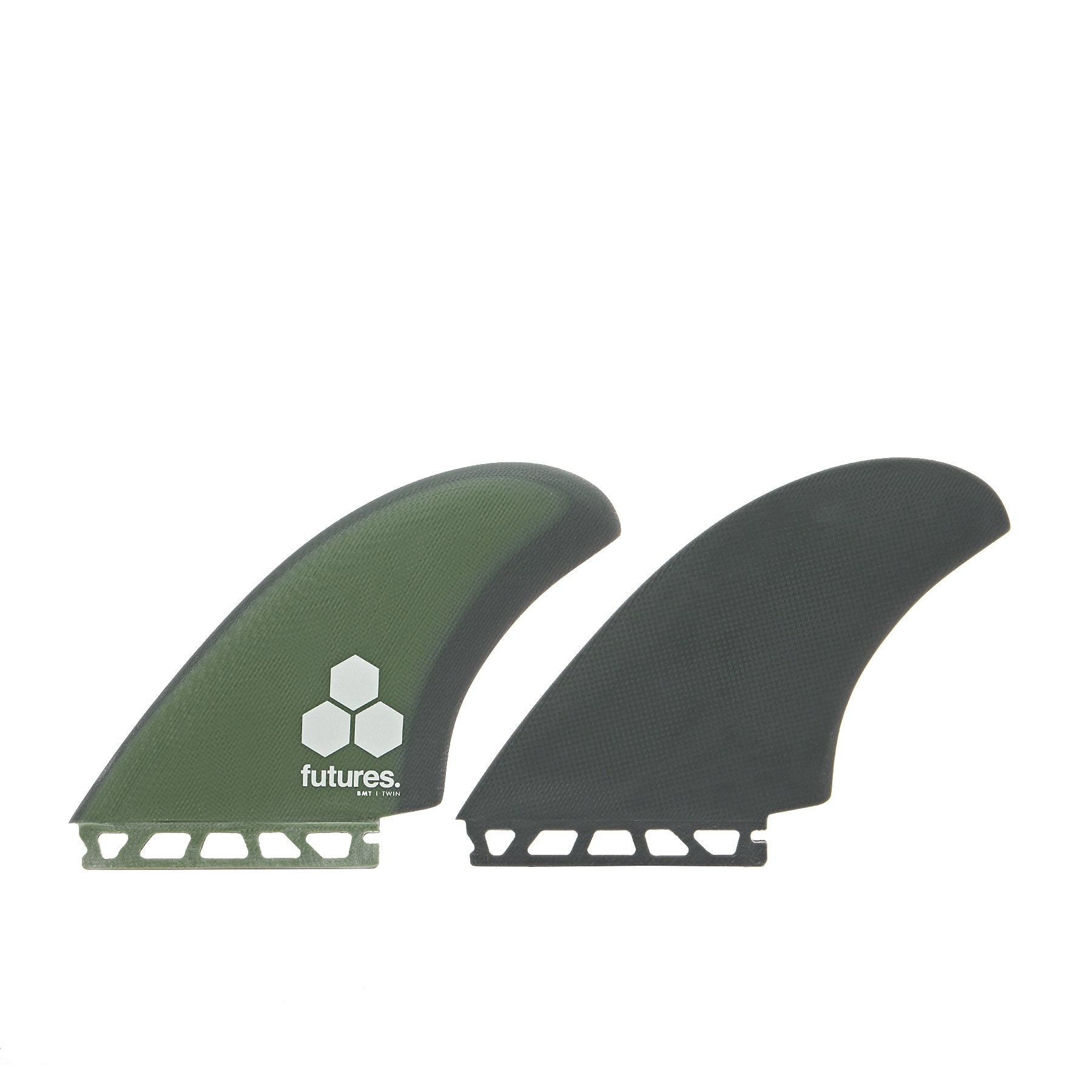 futures BMT twinフィン Futures Fins Futures Glenn Pang Twin +1 Fin Set-Green/Yellow